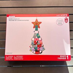 Christmas Tree Paper Chain Kids Craft Kit